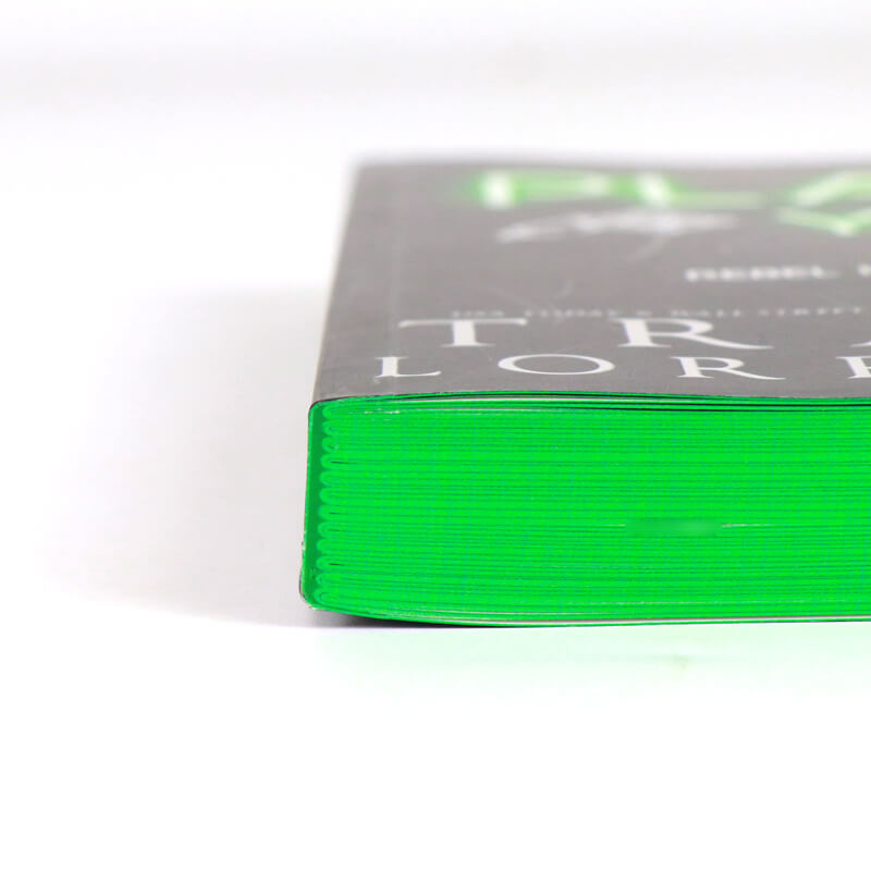 Creating Paperback Book Printed with UV on Cover and Sprayed Edges 10