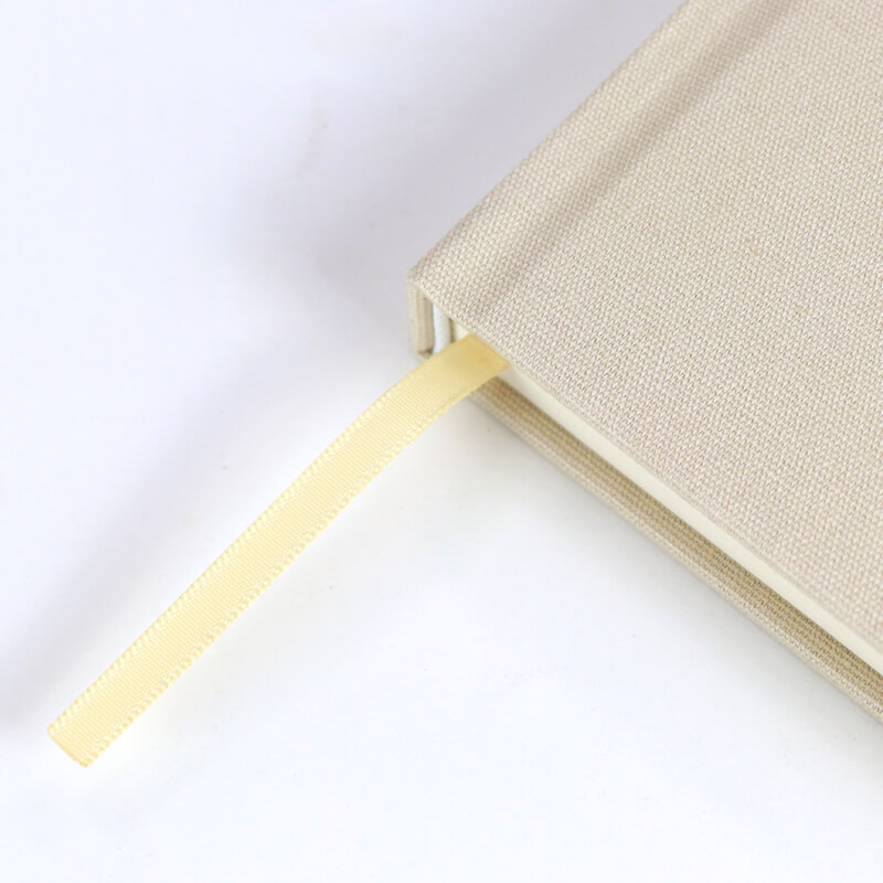 Custom Linen Fabric Hardcover Daily Affirmation Journal Printing 9