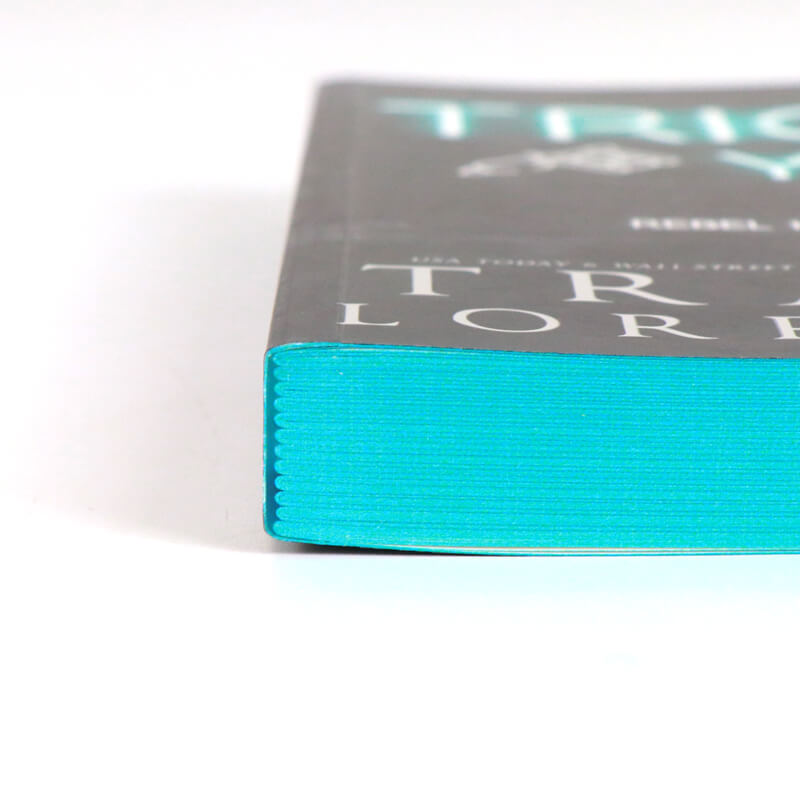 Romance Novel Series Printing Paperback Book with Sprayed Edges 11