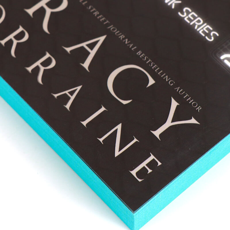 Romance Novel Series Printing Paperback Book with Sprayed Edges 9