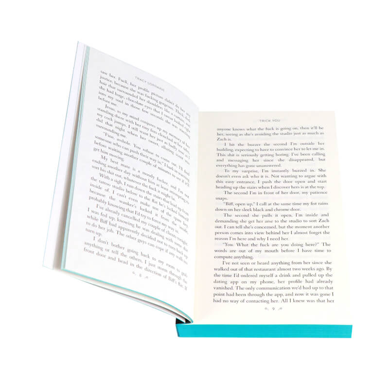 Romance Novel Series Printing Paperback Book with Sprayed Edges 8