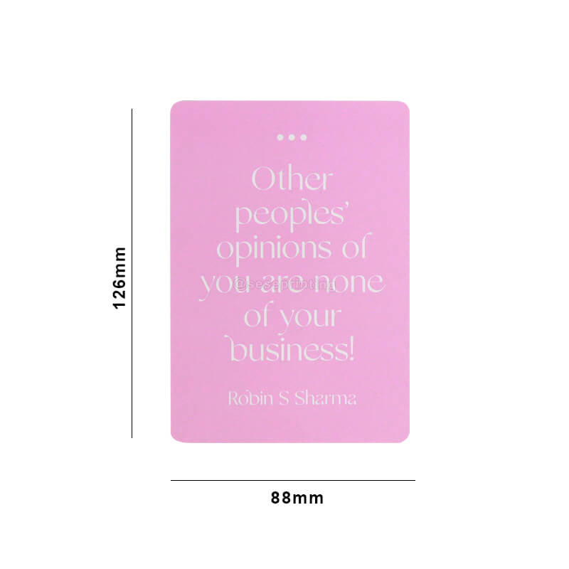 Affirmation Cards Printing Inspirational Quote Positive Card 7