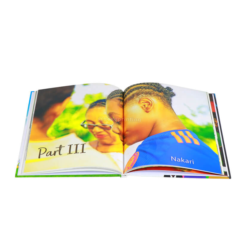 Custom Book Printing Services Full Color Hardback Story Books 7