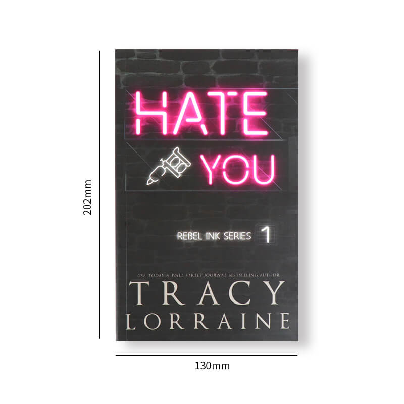 Custom Foil Paperback Book Printed with Sprayed Colorful Edges 7