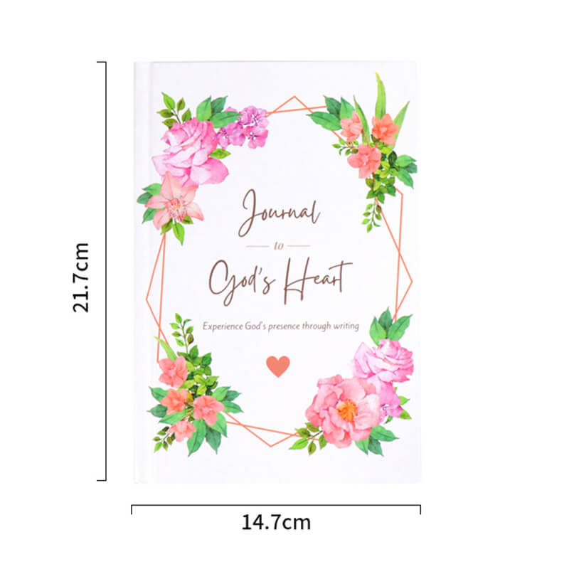 Custom Printing Hardcover Bible Reading Journal with Stickers 6