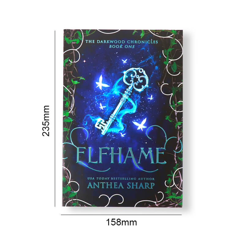 Sprayed Edges Novel with Color Illustration Pages and Dust Jackets 6