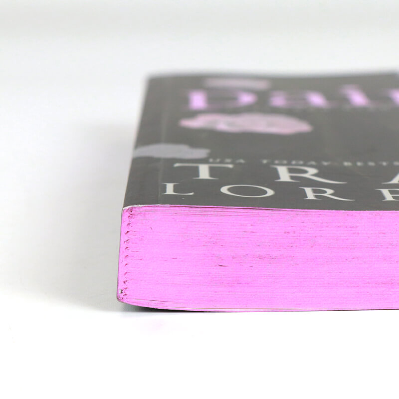 Spot UV on Paperback Book Printing Custom Sprayed Edges 11