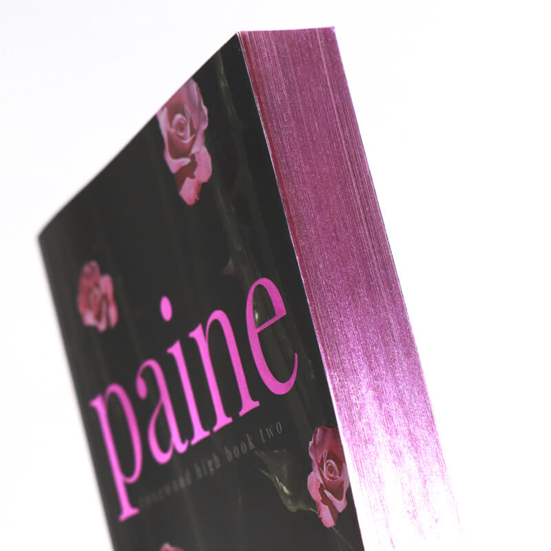 Spot UV on Paperback Book Printing Custom Sprayed Edges 10