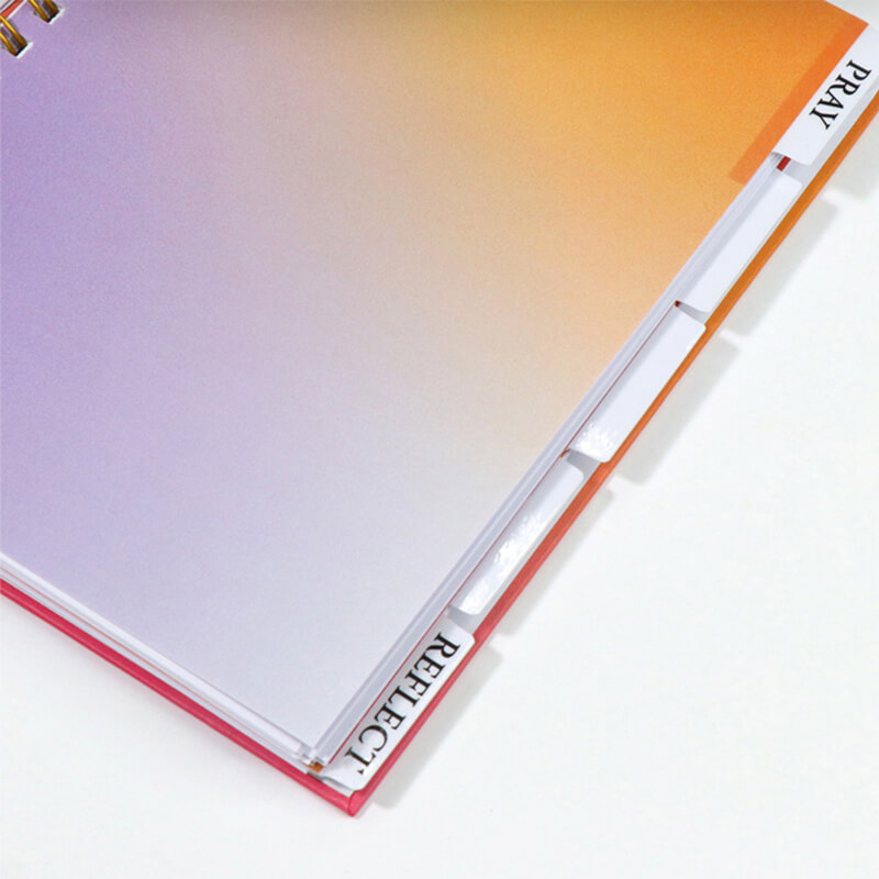 Personalised Journals Hardcover Gold Spiral Planner Printing 9