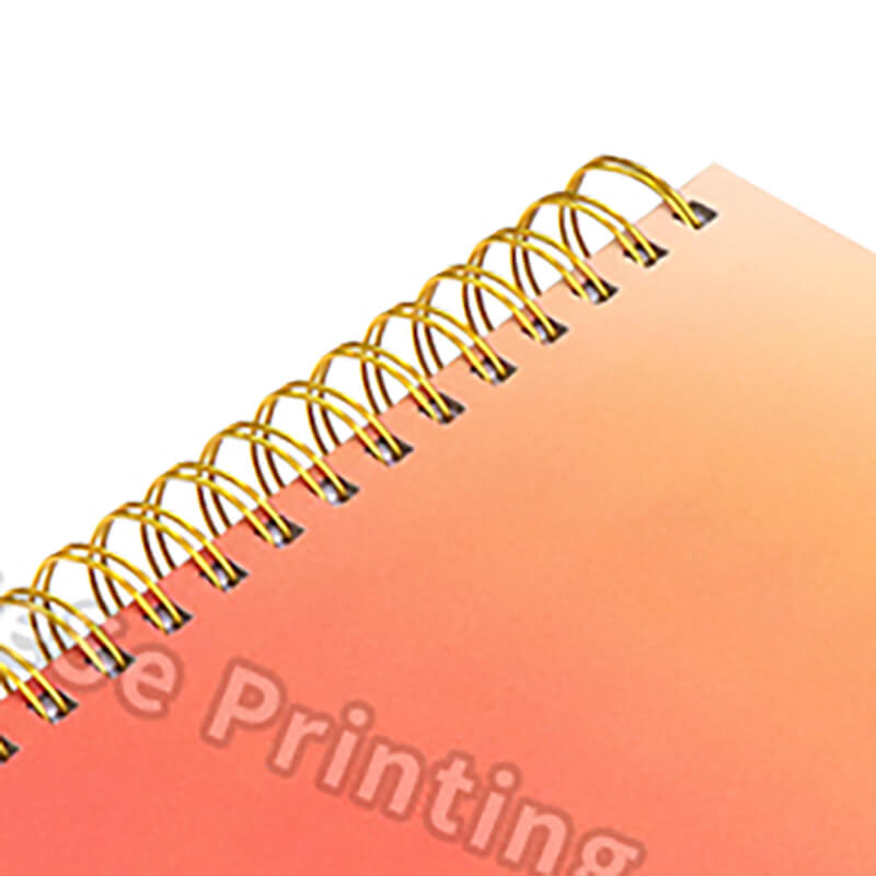 Personalised Journals Hardcover Gold Spiral Planner Printing 10