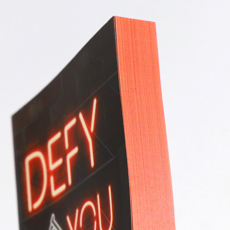 Special Edition Book Printing Paperback Novels with Sprayed Edges 9