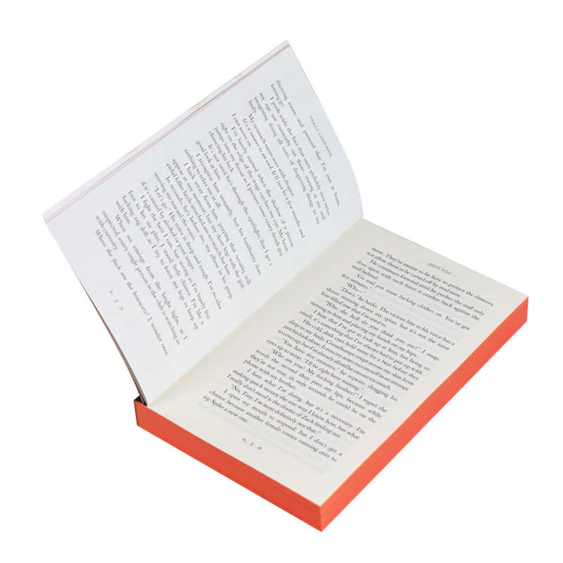 Special Edition Book Printing Paperback Novels with Sprayed Edges 7