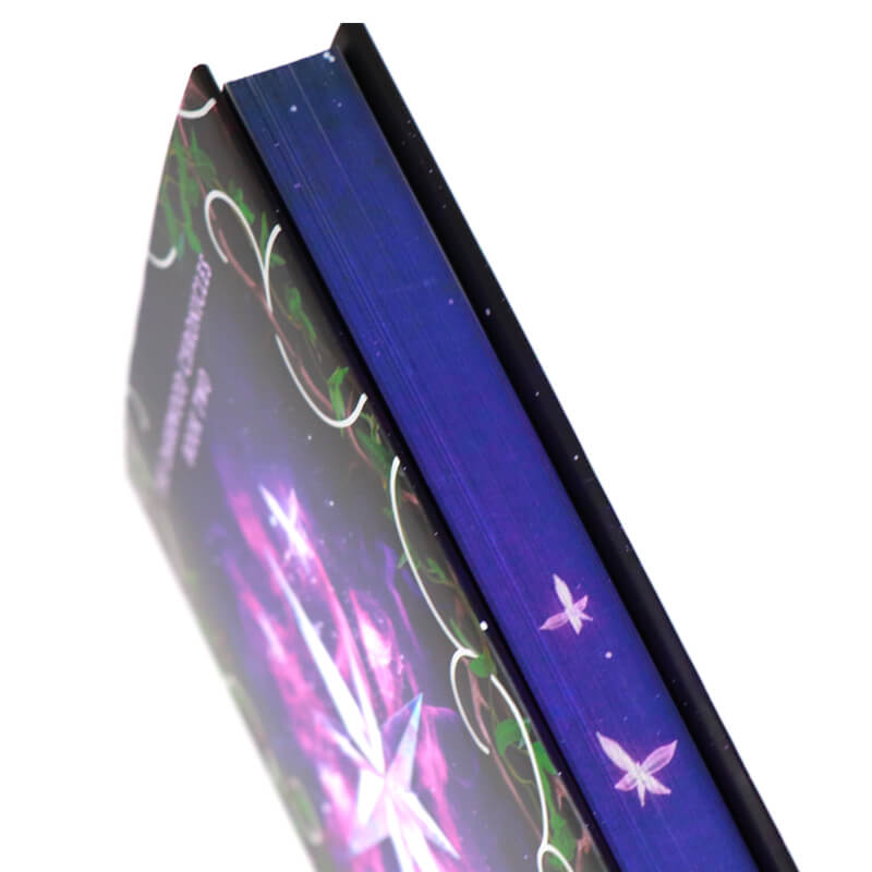 Hardcover Novel with Custom Image Sprayed Edges and Dust Jackets 10