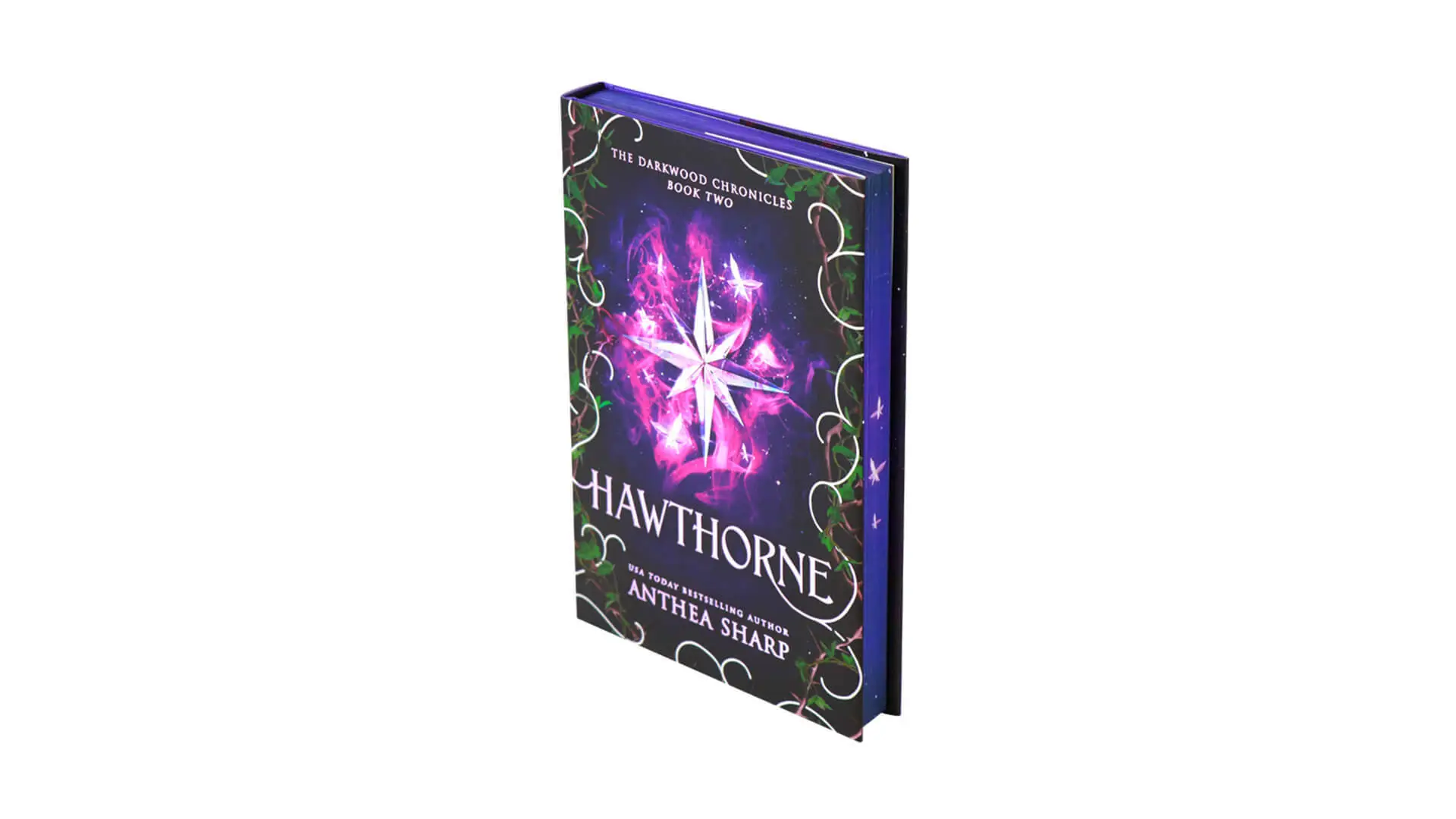 Hardcover Novel with Custom Image Sprayed Edges and Dust Jackets 1