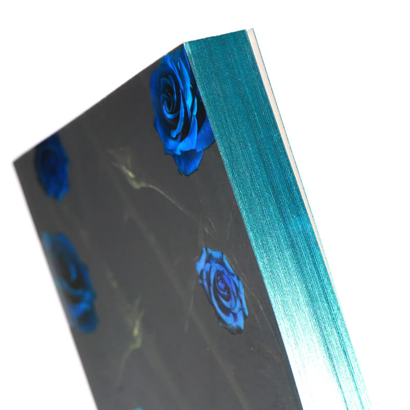 Spot UV Coating Special Edition Paperback Novel with Sprayed Edges 9