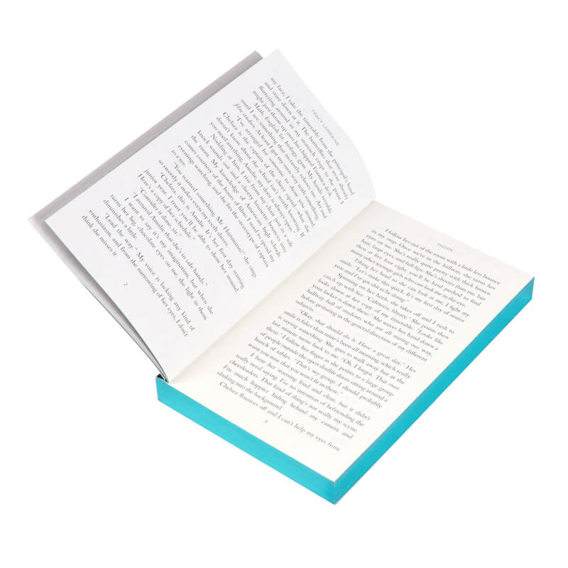 Spot UV Coating Special Edition Paperback Novel with Sprayed Edges 7