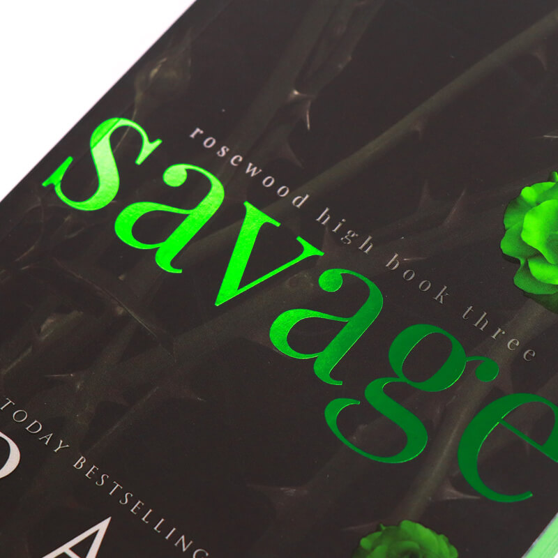 Perfect Binding Book with Sprayed Edges and Spot UV Coating Cover 8