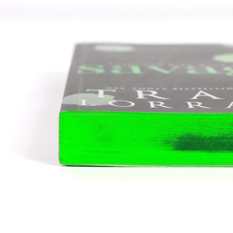 Perfect Binding Book with Sprayed Edges and Spot UV Coating Cover 10