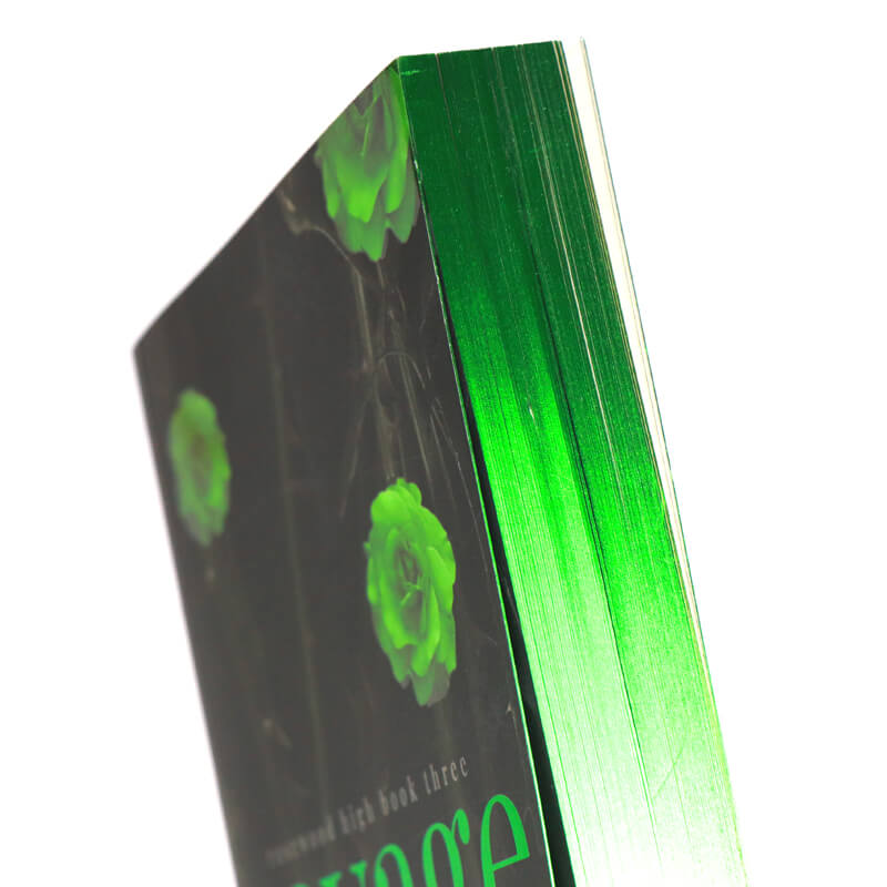 Perfect Binding Book with Sprayed Edges and Spot UV Coating Cover 9