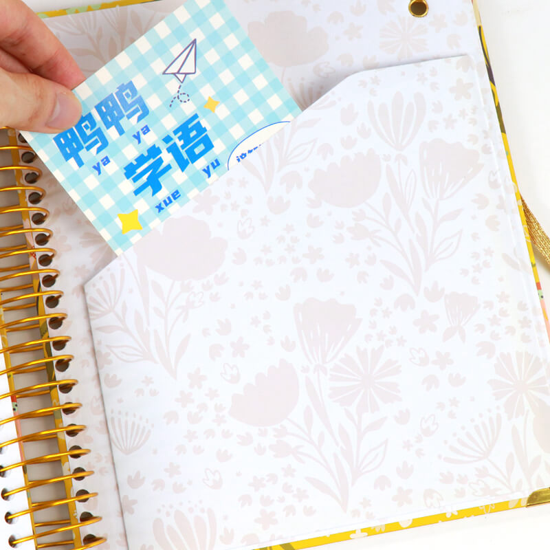 Custom Journals Printing Hardcover Spiral Weekly Planner Notebook 11