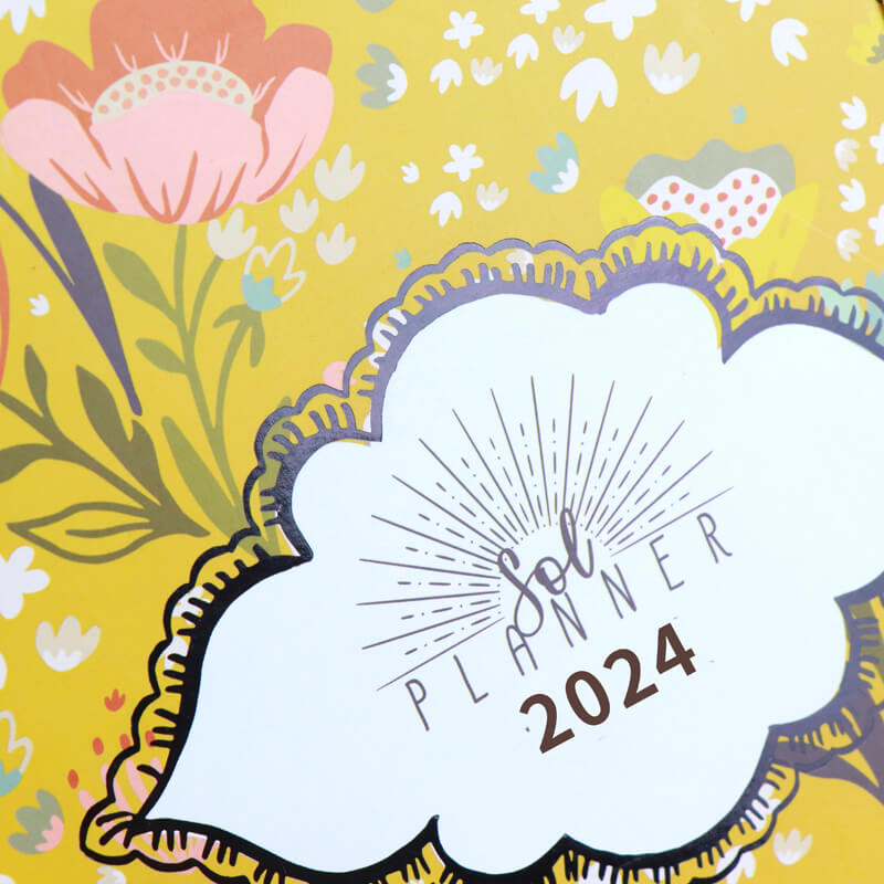 Custom Journals Printing Hardcover Spiral Weekly Planner Notebook 9