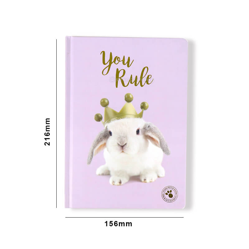 Custom Size Hardcover Notebook Gold Foil Logo Journal Printing 6