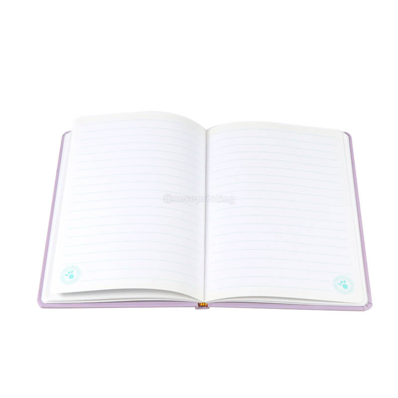 Custom Size Hardcover Notebook Gold Foil Logo Journal Printing 7