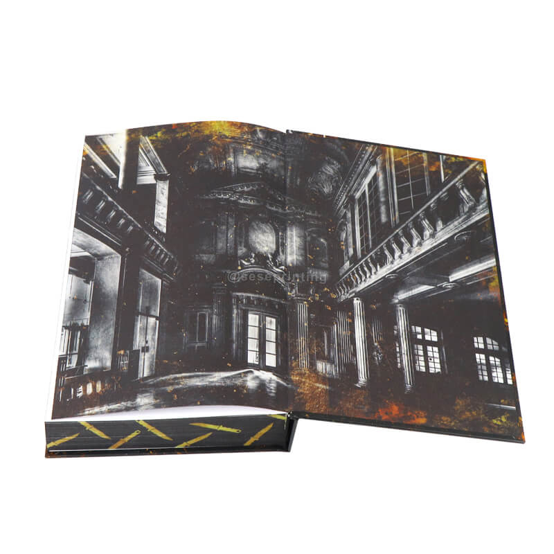 Hardback Novel with Sprayed Edges and Foiled Lettering on the Cover 7