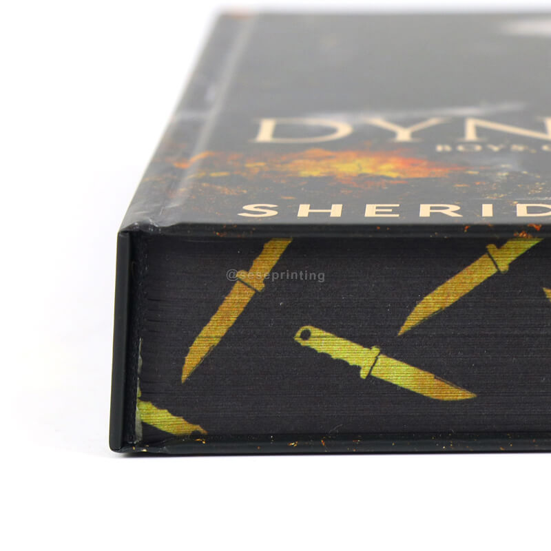 Hardback Novel with Sprayed Edges and Foiled Lettering on the Cover 11