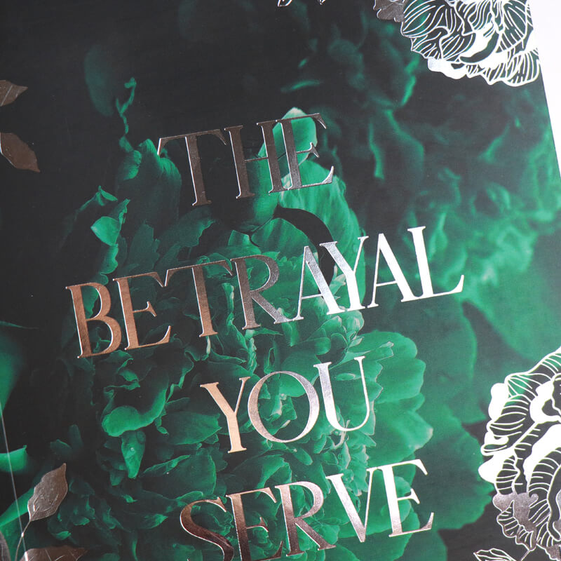 Custom Foiled Paperback Fiction Novel Printing with Sprayed Edges 8