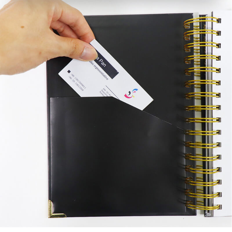 Custom Printing Spiral Notebook Goal Planner Agenda with Box 10