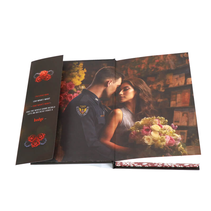 Foil Hardback Book with Endpapers/Dust Jackets and Sprayed Edges 7