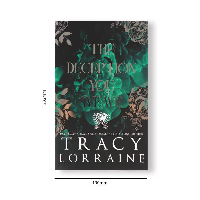 ​Foil Cover Paperback Fiction Book Printing with Sprayed Edges 6