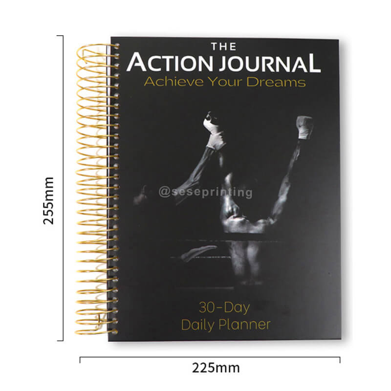 Personalized Agendas Spiral Planner Action Journal Printing 6