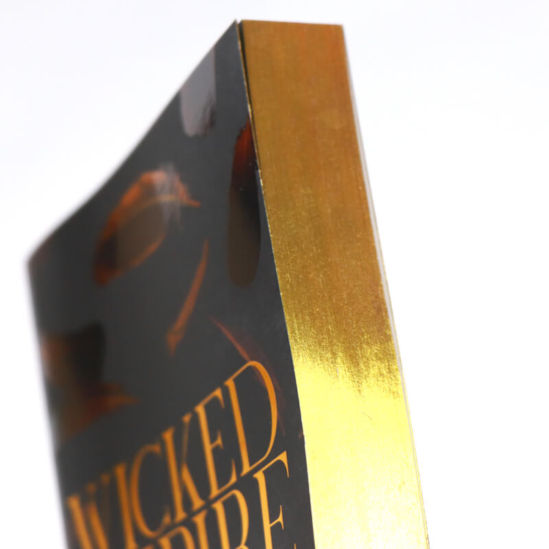Foil Paperback Fiction Books with Sprayed Edges and UV Coating 10