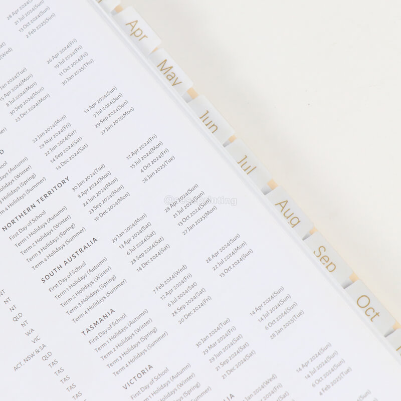 Manifestation Journal Custom Spiral Weekly Planner Printing 10