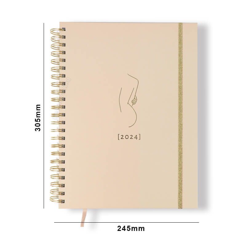 Manifestation Journal Custom Spiral Weekly Planner Printing 6