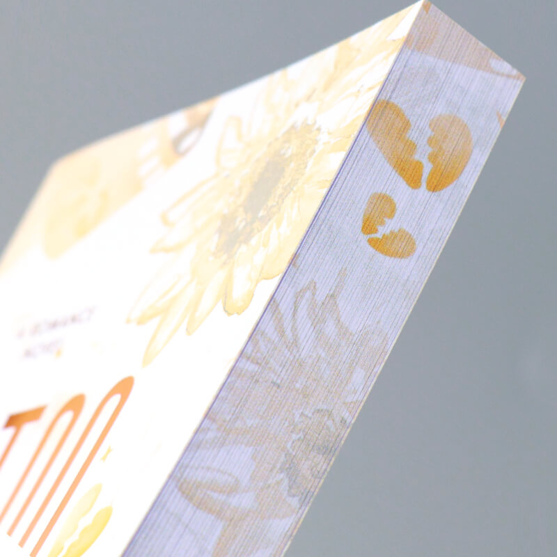 5x8 Trim Size Paperback Novels Printing Foil Cover and Sprayed Edges 9