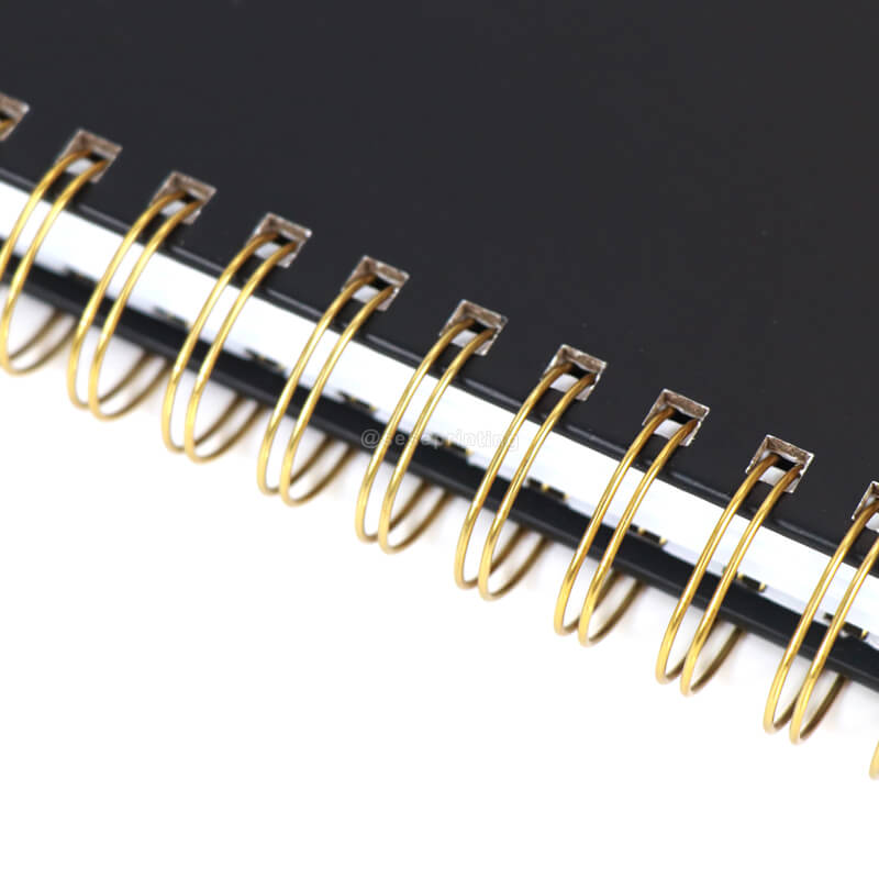 Custom Gold Spiral Planner Printing Manifestation Journal Notebook 11