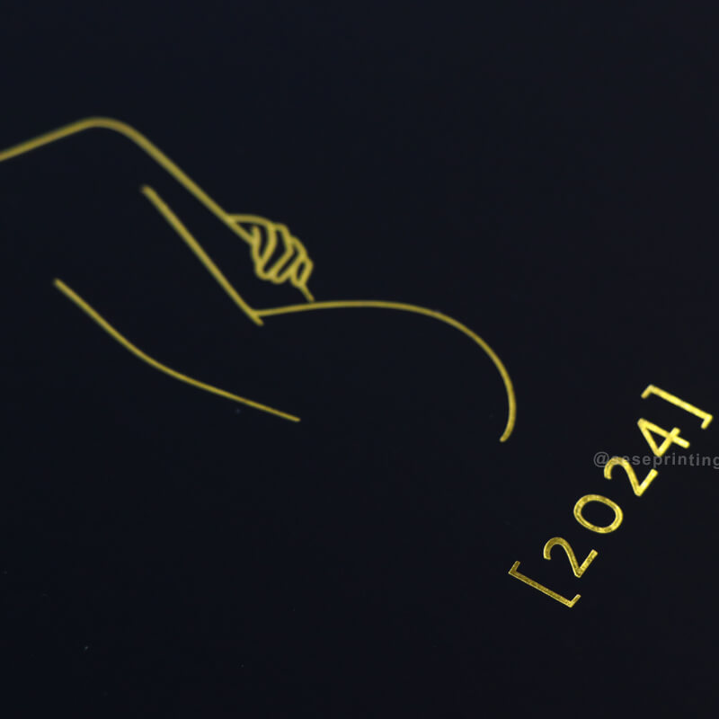 Custom Gold Spiral Planner Printing Manifestation Journal Notebook 8