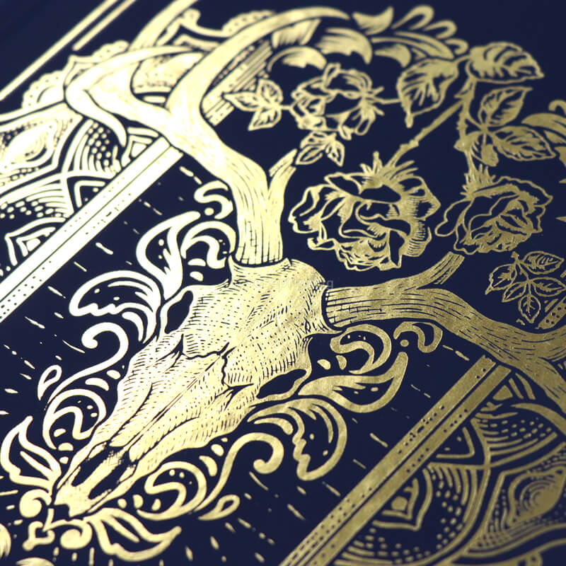 Personalized Journal Printing Gold Foil Cover and Gilded Edges 8