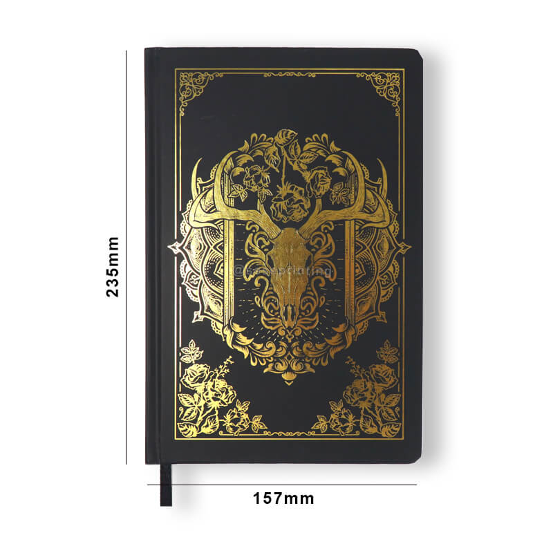Personalized Journal Printing Gold Foil Cover and Gilded Edges 6