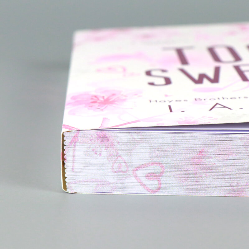 SESE Book Printing Services Paperback Books with Sprayed Edges 10