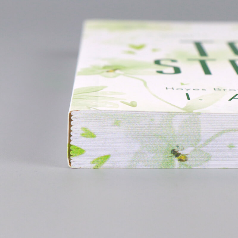 Printing Foiled Cover and Sprayed Edges on Paperback Fiction Book 10