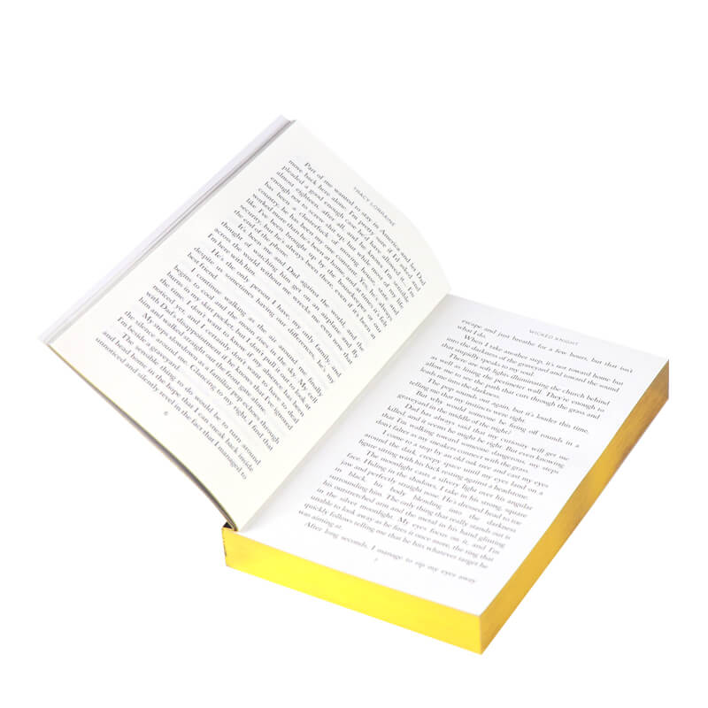 Printing Special Edition Version Paperback Book with Sprayed Edges 7