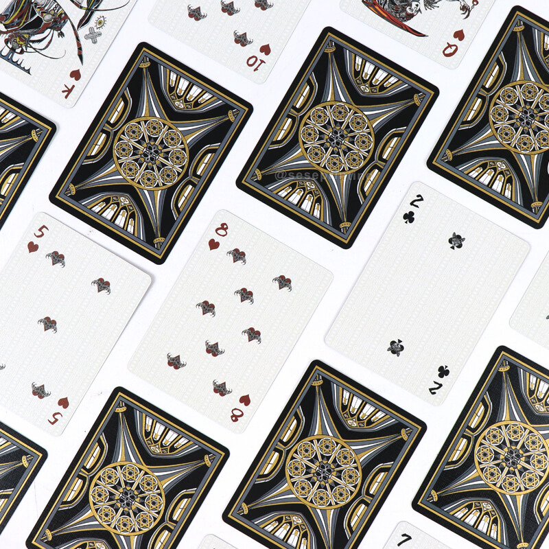 Gold Foil Playing Card Game Manufacturer Poker Cards Printing 10