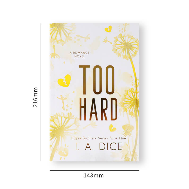 Foil Stamping Special Edition Paperback Novels with Sprayed Edges 6