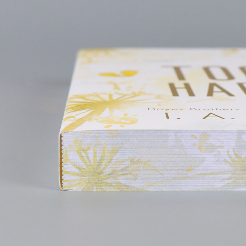 Foil Stamping Special Edition Paperback Novels with Sprayed Edges 10