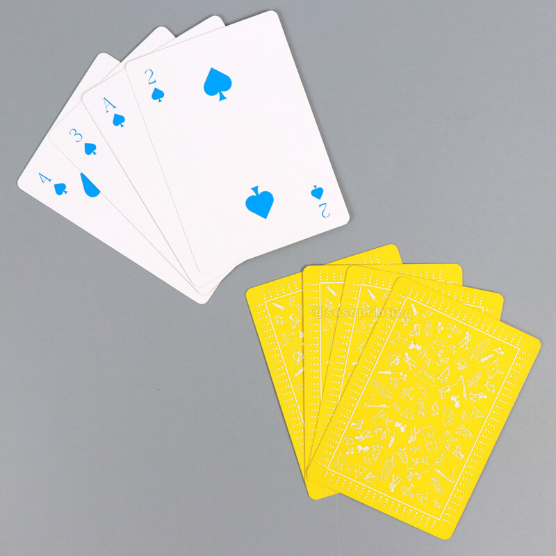 Print Deck of 54 Poker Cards with Back and Front Design in Colors 8