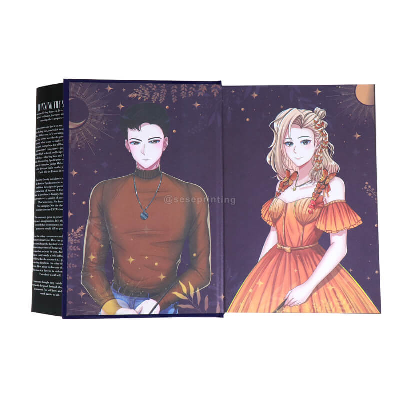 Special Edition Hardcover Novels Printing with Stenciled Edges 7